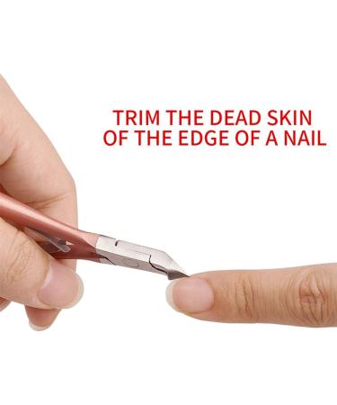 Nail Cuticle Cutter Grooming Tool Stainless Steel Finger & Toe Nail Dead Skin Cuticle Scissor Nail Clipper Nipper Manicure Tool - Buy Online on GoSupps.com
