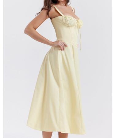 Women's Loose Casual Sleeveless Long Dress Side Slit Maxi Dresses 2 XX-Large - Buy Online on GoSupps.com