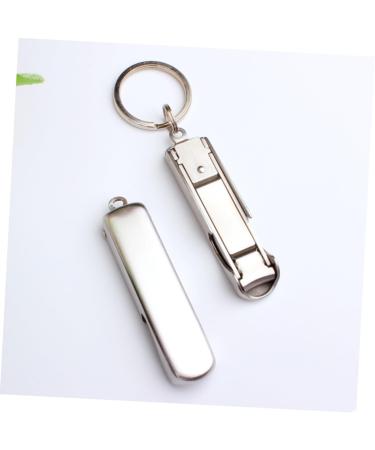 FRCOLOR Stainless Steel Nail Clipper Stainless Steel Nail Clippers Folding Nail Clipper Stainless Steel Bottle Opener Key Chain Strength - Buy Online on GoSupps.com