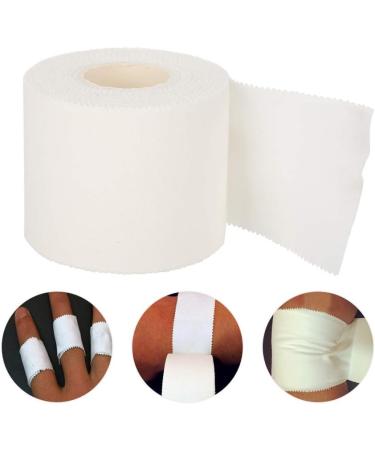 Self-Adhesive Bandage - White Cotton Finger & Ankle Wrap for Sports & First Aid | Ideal for Piano Volleyball & Basketball - Buy Online on GoSupps.com