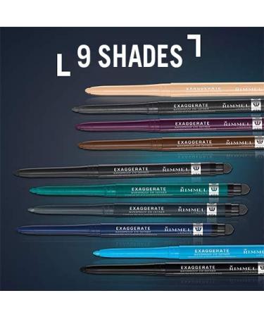 Rimmel Exaggerate Eye Definer Deep Ocean Pencil - 1 Count Pack | Long-Wearing Eyeliner - Buy Online on GoSupps.com