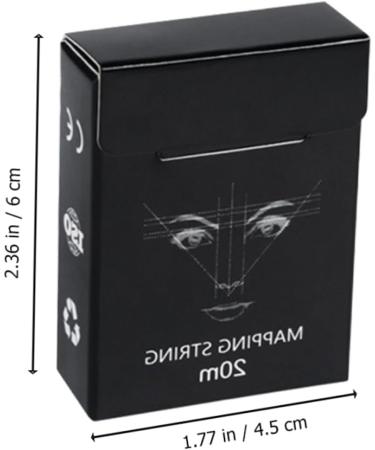 DRESSOOS Brow Mapping Wire Ruler 1box Manual Eyebrow Ink Embroidered Drawing Ruler Makeup Practical Mapping Salon Rulers 1 count (Pack of 1) Black - Buy Online on GoSupps.com