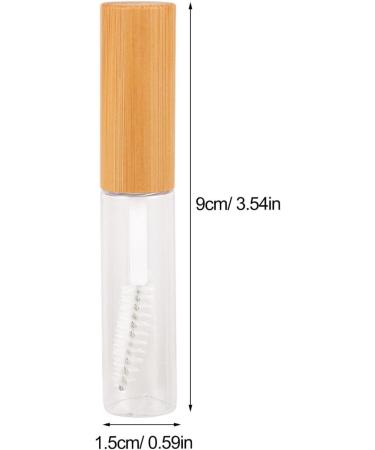 PATKAW Empty Eyeliner Tube Container Plastic Refillable Eyelash Growth Oil Mascara Eye Gloss Liquid Tube Bottle with Brush for Travel 6ml - Buy Online on GoSupps.com