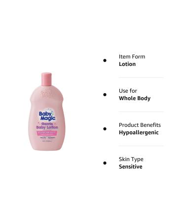 Baby Magic Baby Lotion Gentle 16.5 Ounce Baby Scent (488ml) - 2 Pack - Buy Online on GoSupps.com