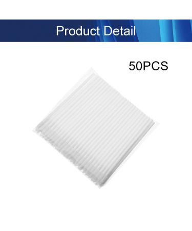 50pcs Disposable Lipstick Gloss Wands - White Lip Brush Applicators for Makeup & Beauty - Buy Online on GoSupps.com