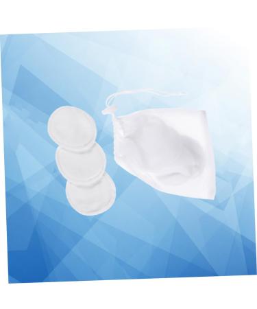 INOOMP 1 Set Galactorrhea Pads for Lactating Mothers Breathable and Durable Maternity Accessories with Mesh Bags Drawstring Zipper White - Buy Online on GoSupps.com