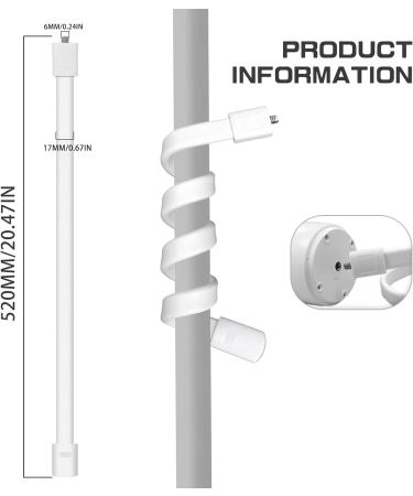 Rierousy Baby Monitor Holder - Universal Baby Camera Holder Compatible with Most Brands (White) - Secure & Convenient - Buy Online on GoSupps.com