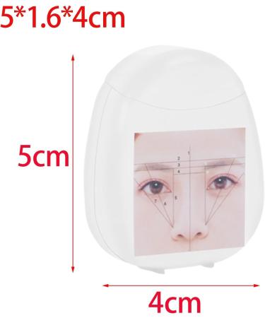 harayaa Pre Inked Eyebrow Mapping String 10 Meters Supplies for Brow Mapping Eyebrow Maker Thread White Ink - Buy Online on GoSupps.com