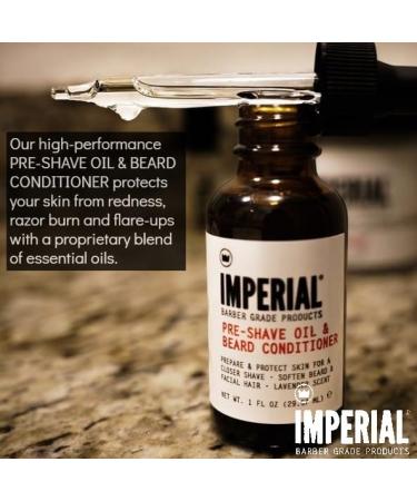 Imperial Barber Pre-shave Oil & Beard Conditioner - 1 oz | Premium Grooming for Men | International Shipping - Buy Online on GoSupps.com