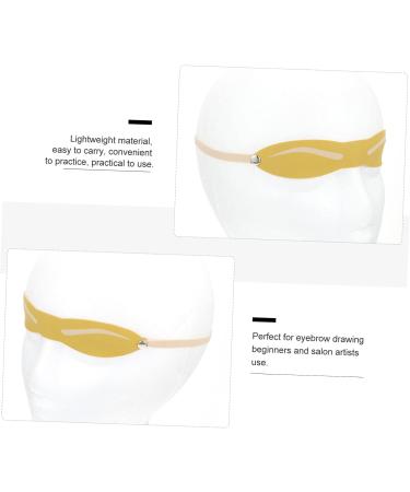 Mipcase 60 Pcs Eyebrow Practice Skin Eyebrow Fake Skin Eyebrow Headband Eyebrow Trimming Practice Tools - Buy Online on GoSupps.com