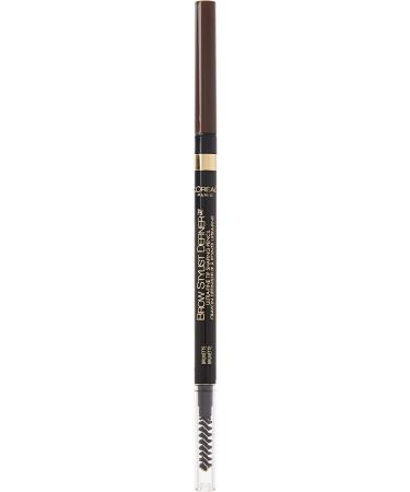 L'Oreal Brow Stylist Definer - Ultra Fine Tip 389 Brunette, 0.003 oz | Perfect Eyebrow Pencil - Buy Online on GoSupps.com