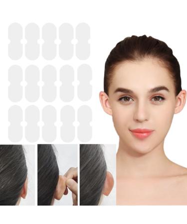 Stick out Your Ears Elf Ear Stickers Transparent One Sided Ear Tapes Silicone Cosmetic Ear Patch to Creat V-shaped Face Ear Training Accessory Posture Corrector (12pcs) 12pcs Stick Out Ear Tapes