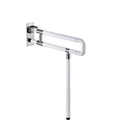 Bathroom Grab Bar Safety Support Rail Foldable Toilet Grab Bar Barrier-Free Railing Handle for The Elderly Disabled/Stainless-Steel Bathroo