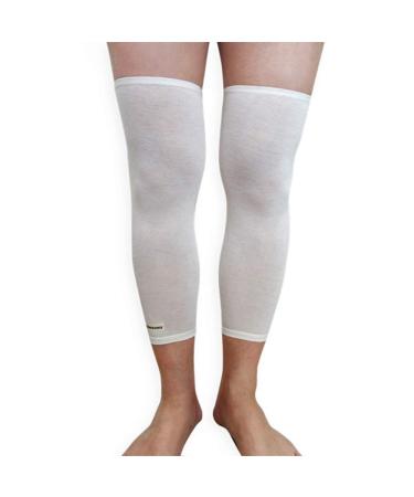 Edenswear Zinc-Infused Knee Wrap for Adults with Eczema - Wet Wrap Therapy (L)