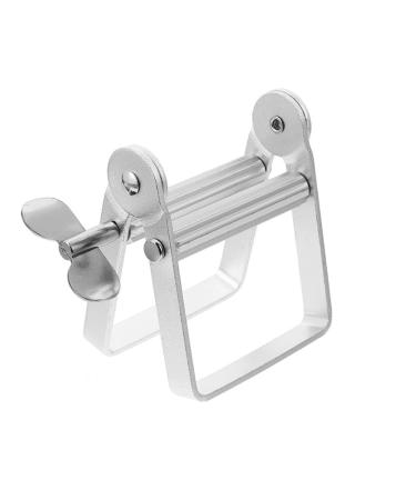 LAMELLIS Toothpaste Squeezer Rotating Toothpaste Dispenser Tube Squeezer Stainless Steel Squeezer