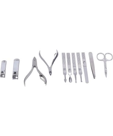 Glomora Manicure Set 11 Pieces Portable Stainless Steel Nail Clipper Set for Finger Nail Ear Care - Buy Online on GoSupps.com
