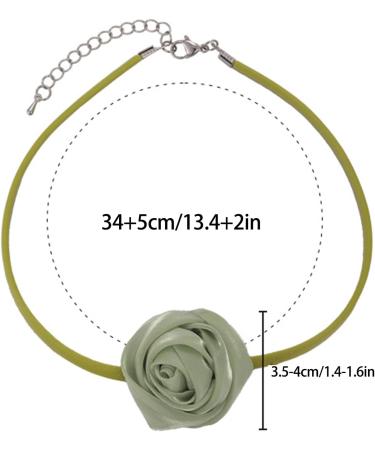 Buy OralGos Rose Petal Necklace - Vintage Camellia Flower Clavicle Chain Jewelry with Adjustable Straps in Purple - International Shipping Available - Buy Online on GoSupps.com