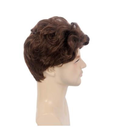 STfantasy Men Wigs - Layered Wavy Fluffy Cosplay Wig for Parties (Light Brown) - International Shipping - Buy Online on GoSupps.com