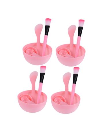4 Sets Applicator Brush for Face Spatula Make-Up Box Creamy Buttercream Spray Bottle Cosmetic Brush Set of 6 Rod Tool