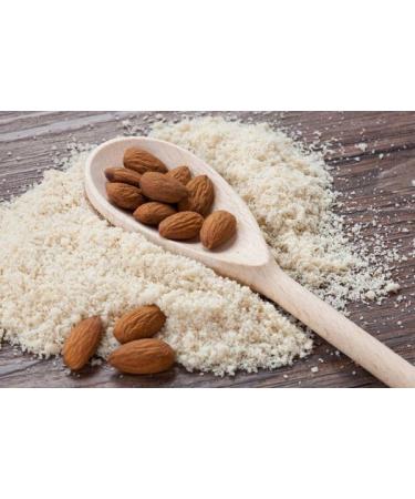 Organic Almond Flour 500g by Virgolden Organic - Great for Snacks Smoothies Baking Cooking Low Calorie Snacks High Fibre and Source of Protein - Buy Online on GoSupps.com