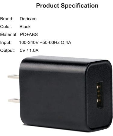 Buy Generic USB Charging Cable & Charger Adapter for Water Flosser Compatible with Nicefeel VAVA BESTOPE Anjou & More | Portable Cordless Oral Irrigator Replacement - Buy Online on GoSupps.com