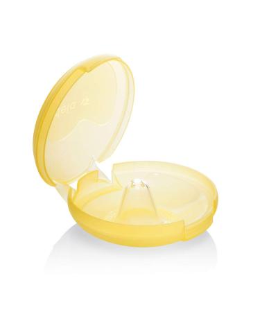 Medela Contact Nipple Shields BPA-Free Ultra-Thin Silicone 20mm Medium Includes 2 Shields & Case for Breastfeeding Comfort - Buy Online on GoSupps.com