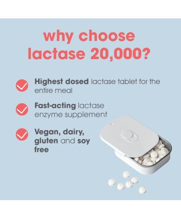 Intoleran Lactase 20 000 Digestive Enzymes Testpack - 6 Scored Tablets | Supplement for Lactose Intolerance | Lactase Enzyme That Helps Digest Dairy | Highest Dosed & Fast Acting | Pure & Vegan - Buy Online on GoSupps.com