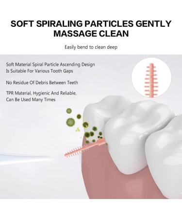 200 Interdental Brushes in Dispenser | Soft Silicone Toothpicks for Travel & Dental Care on the Go - Buy Online on GoSupps.com