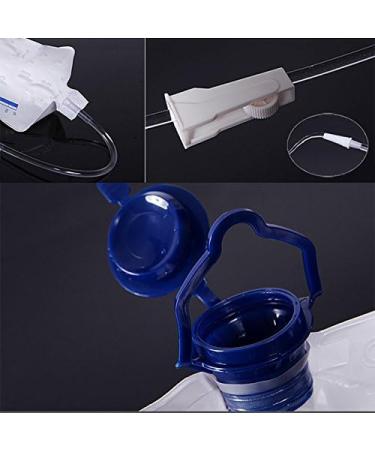 Reusable Enema Bag Kit - 1200ML Colon Cleansing with Coffee & Water - 10 Replacement Tubes for Optimal Health - Buy Online on GoSupps.com