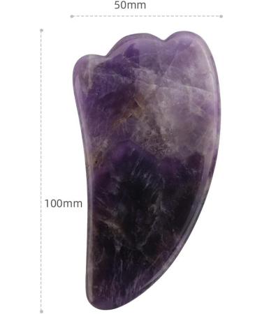 Gua Sha Facial Tool Natural Rose Quartz Jade Guasha Scraper Board Massager for Face Body Gouache Scraper Skin Lifting Wrinkle-Pink no box - Buy Online on GoSupps.com