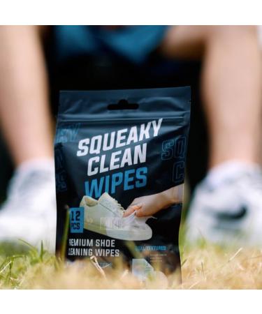 Premium Squeaky Clean Wipes for All Shoes - 24 Pack Individually Wrapped - Dual Textured - Portable Resealable Bag - Keep Your Footwear Looking Brand New! - Buy Online on GoSupps.com