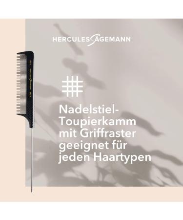 Hercules S gemann 190R 490R Toupier Combs - 9 inch Styling Comb with Toupier Teeth for Curlers & Hair Styling - Pack of 2 - Buy Online on GoSupps.com