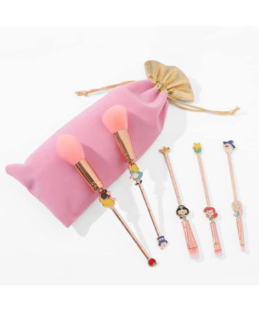 Snow White & Mermaid Makeup Brushes Set | Kawaii Novelty Brush Gift for Girls & Women - Buy Online on GoSupps.com