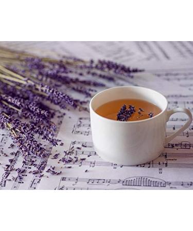 Lavender Flower Tea - 1.05 Oz (30 Cups) | Soothing Lavandula Tea | Vegan, GMO-Free, Caffeine-Free | Recycled Food Grade Pet Jar | 1.05 Ounce Jar - Buy Online on GoSupps.com