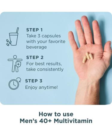 Ancient Nutrition Multivitamin for Men Multi Men's 40+ Once Daily Vitamin Supplement Magnesium Methylated Vitamin A B and K2 Supports Immune System 90 Ct Men's 90 count 90 Count - Buy Online on GoSupps.com