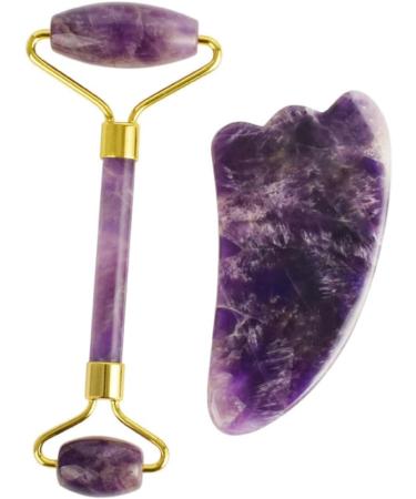 WOONEKY 2pcs Eye Beauty Roller Jade V Face for Natural Stone Face Roller Body Skin Scraping Massage Scraper Facial Massage Tool Face Roller Skin Care Scraping Tablets Eyes 14.5x5.5cm Assorted Color - Buy Online on GoSupps.com