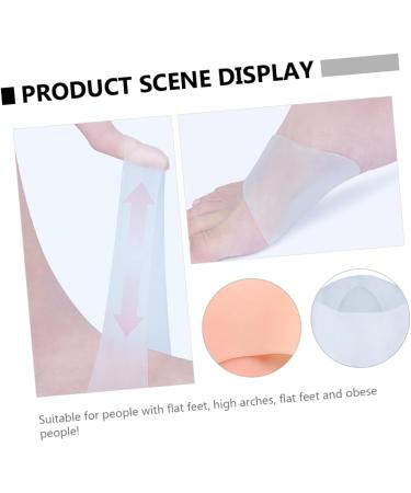 Buy 2 Pairs Silicone Arch Support Mats High Arch Cushions & Flat Foot Corrector Gel Insoles for Men & Women Enhance Comfort & Foot Health - Buy Online on GoSupps.com