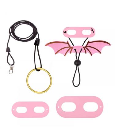Bearded Dragon Lizard Leash Harness Adjustable Small Reptile Animals Harness w/ 3 Size Wing for Outdoor Safety Walking Pink - Buy Online on GoSupps.com