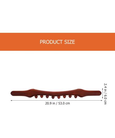 DRESSOOS Wooden Body Massager | Back Roller & Fascia Roller | Travel Massage Solution for Pain Relief - Buy Online on GoSupps.com