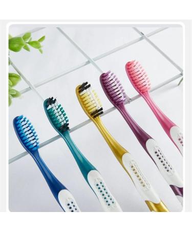 AD-BCRBgen Toothbrush - Super Hardy Bristles Cross Shape for Effective Dental Care | Combat Bacteria & Coffee Stains - Random Color - Buy Online on GoSupps.com