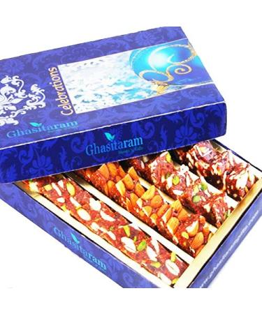 Ghasitaram Gifts Diwali Gifts Sugarfree Sweets - Natural Sugarfree Mix 400 GMS