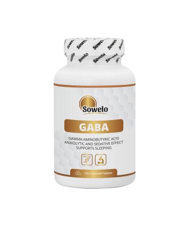 HEALTH GROUP GABA I 750 mg I Gammaaminobutyric acid Food supplement I Calming effect I Helps to fall asleep I 120 tablets 120 Pieces 1er Pack