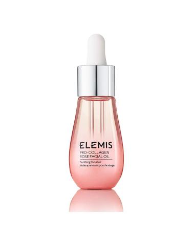 ELEMIS Pro-Collagen Rose Facial Oil | Lightweight Daily Facial Oil Soothes, Nourishes, and Smoothes Skin for a Radiant, Fresh Complexion | 15 mL 0.5 Fl Oz (Pack of 1)