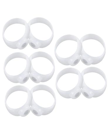 FOMIYES 20 Pairs Toe Ring Practical Acupoint Ring Travel Acupoint Ring Toe Acupoint Covers Female Acupoint Rings Versatile Acupoint Covers Home Acupoint Ring Massage Rings Toe Soles Covers