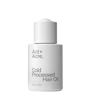 Act+Acre Cold Processed 5% Argan Repair Hair Oil - An Exlixir with Moisturizing Argan Oil and Meadowfoam Seed Oil - All Plant Based Ingredients - Strengthens and Repairs - Protects and Prevents Damage