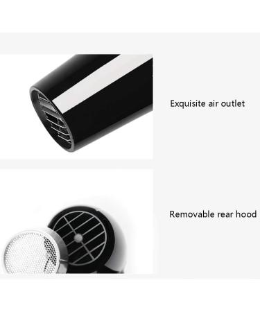 Professional Ionic Hairdryer 1500W Hair Dryer with Air Nozzle Powerful Hairdryer Fast Drying Blow Hair-Dryer AC Motor 2 Speed and 3 Heat Cold Shot Button 2.0m Long Cable Light Quiet for Women Men - Buy Online on GoSupps.com