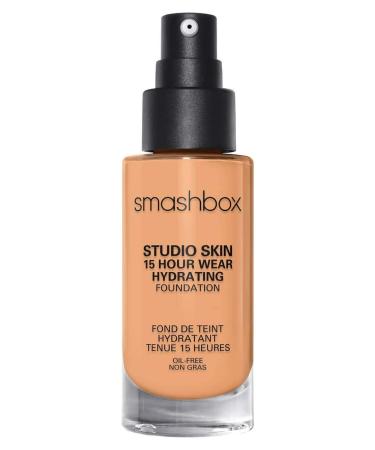 Smashbox Studio Skin 15 Hour Wear Hydrating Foundation 3.02 Medium with Neutral Olive Undertone 1 fl oz (30 ml)