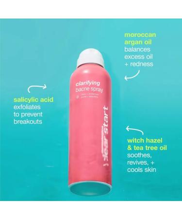 Dermalogica Clarifying Acne Spray 117ml - Treats & Prevents Body Breakouts On-the-go Skincare Mist Application Clears & Reduces Redness Suits All Skin Types - Buy Online on GoSupps.com