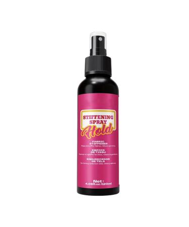 Fabric Stiffening Spray 120ml Quick-Drying Long-Lasting and Multifunctional - Craft Product Fabric Stiffener Spray for Hats Wool Felt Bags Textile Projects Lace