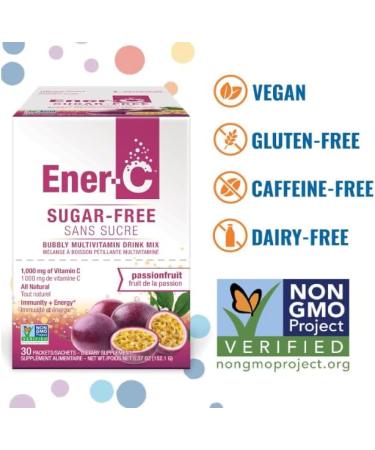 Conquitlam BC V36C2 EnerVitamin C passion fruit 2 x 30 packetsbags Pack of 2 - Buy Online on GoSupps.com